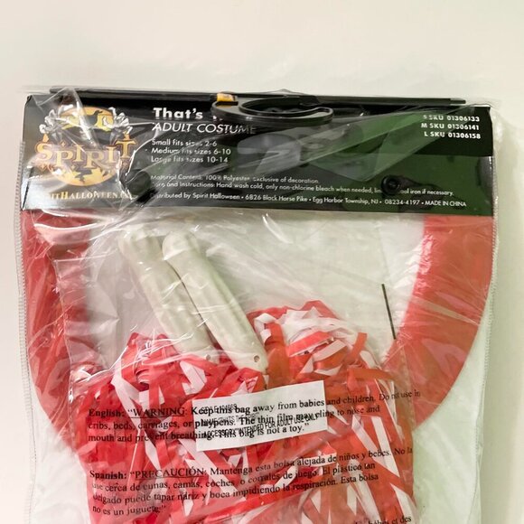 Spirit Thats The Spirit Cheerleader Halloween Costume Adult Size Small 2-6 - Picture 7 of 9